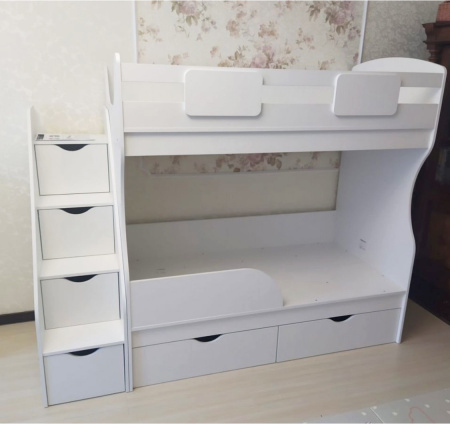 Кровать 2-х ярусная Альфа МИНИ 180х80  от Династия Kids