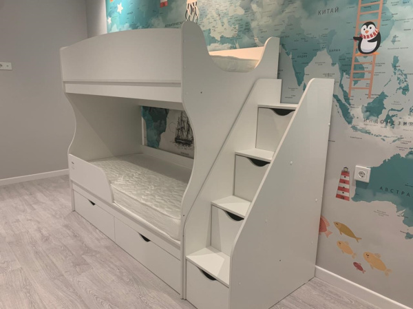 Кровать двухъярусная Альфа 180х80 от Династия Kids