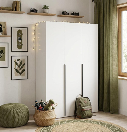 Шкаф 3-х дверный коллекции Брайт  от Династия Kids