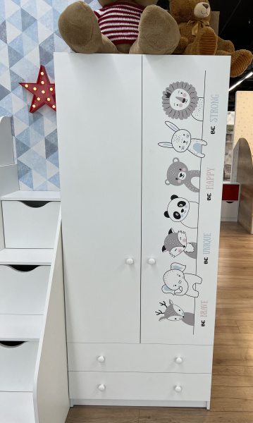 Комплект коллекции Хэппи: кровать 180х80 + шкаф гардеробный