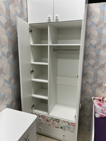 Шкаф с антресолью коллекции Анита от Династия Kids