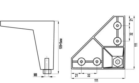 Тумба-комод 1800 мм Альви-1  от Династия Kids
