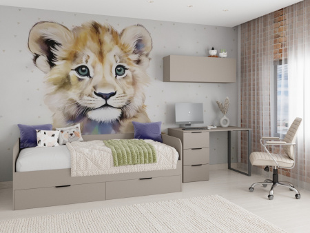 Шкаф угловой коллекции Брайт от Династия Kids