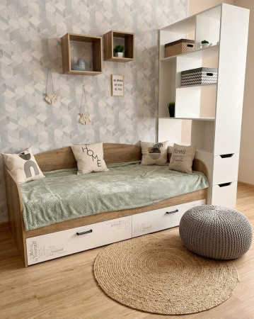 Стеллаж-перегородка для зонирования 1000 мм от Династия Kids