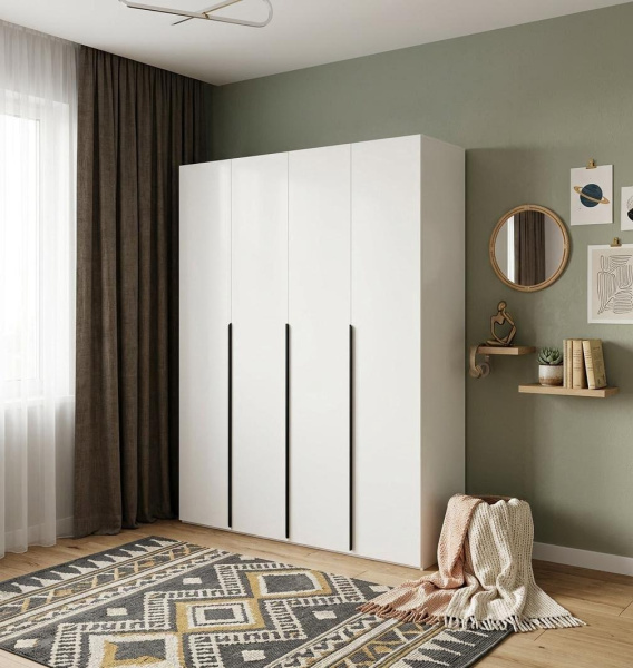 Шкаф 4-х дверный коллекции Брайт