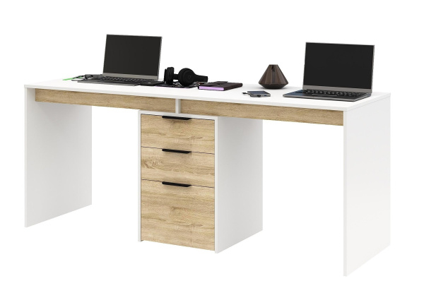 Стол Тандем 1800 мм (фасады дуб сонома)