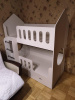 Двухъярусная кровать Домик 160х80  от Династия Kids