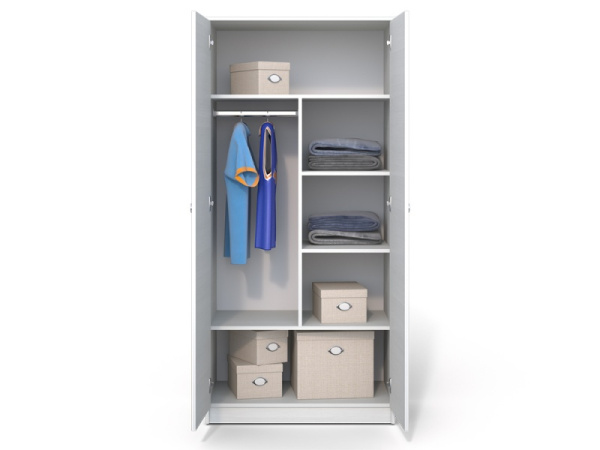 Шкаф для одежды Цветы New от Династия Kids