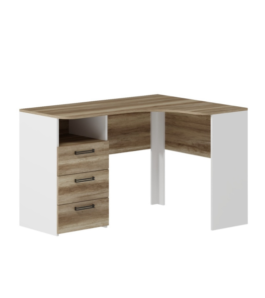 Комплект мебели: стол угловой Твой Стиль + полка Юниор + комод Норд от Династия Kids