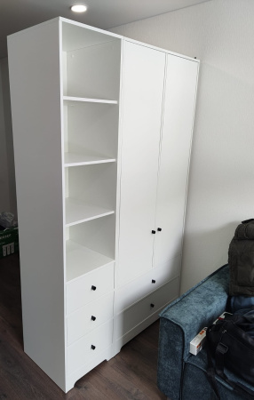 Шкаф-2 коллекции Норд  от Династия Kids