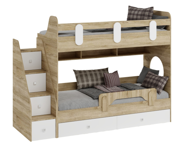 Кровать двухъярусная Фортуна-2 (цвета разные) 180х80 