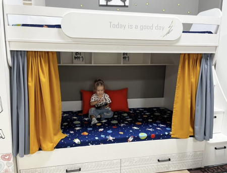 Двухъярусная кровать коллекции Престиж 190х90 от Династия Kids