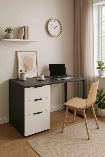 Стол 1000 мм коллекции Брайт Графит-2