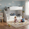 Двухъярусная кровать Альфа 190х80  от Династия Kids