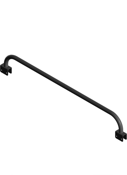 Поручень 640 мм (металл черный муар) 