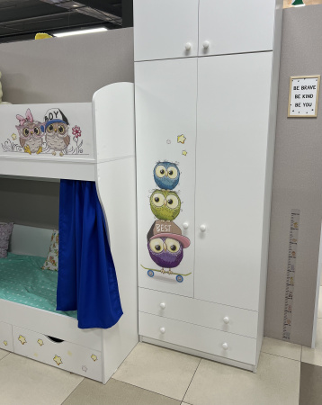 Антресоль к шкафу Совята NEW  от Династия Kids