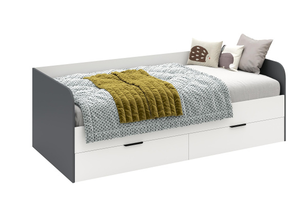 Кровать коллекции Брайт Графит-2